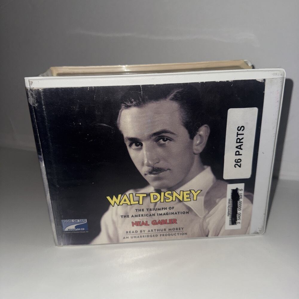 Audio Book Walt Disney The Triumph of the American Imagination by Neal Gabler CD